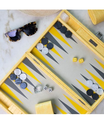 Backgammon Alligator Citron - Medium chez Cornerstreet bien 