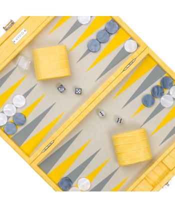 Backgammon Alligator Citron - Medium chez Cornerstreet bien 