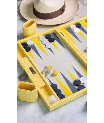 Backgammon Alligator Citron - Medium chez Cornerstreet bien 