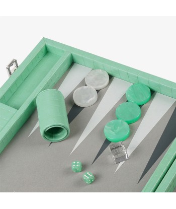 Backgammon Crocodile Menthe - Large Comparez plus de prix