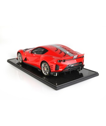 Maquette Ferrari 812 Competizione Silver Stripe le des métaux précieux