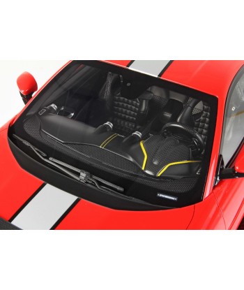 Maquette Ferrari 812 Competizione Silver Stripe le des métaux précieux