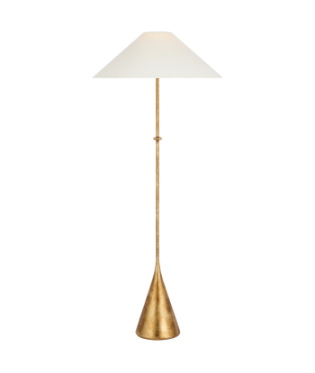 Lampadaire Zealous 62” Doré et Lin Par le système avancé 