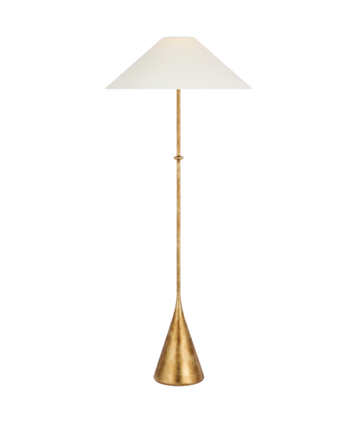 Lampadaire Zealous 62” Doré et Lin Par le système avancé 