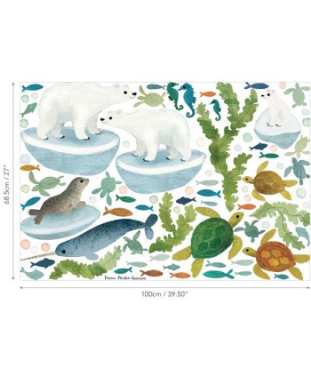 Ocean Antics Children's Wall Stickers solde