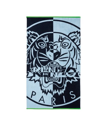 K Tiger Beach Towel Blue à prix réduit toute l'année