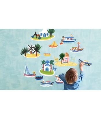 Island Hopping Children's Wall Stickers de technologie