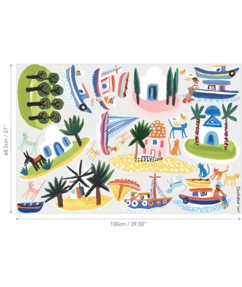 Island Hopping Children's Wall Stickers de technologie