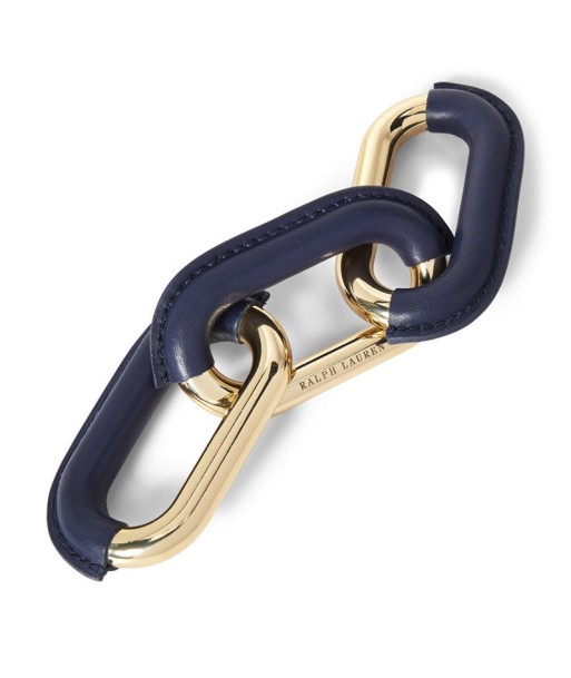 Paperweight Cody Navy and Gold Leather Paris Déstockage Promo