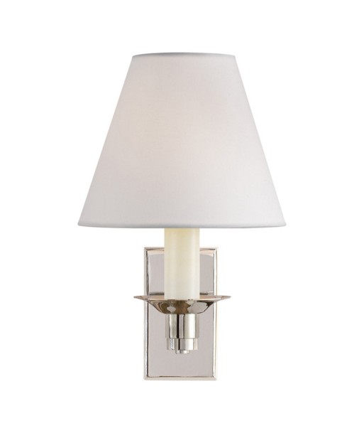 Evans Library Nickel Wall Lamp en stock