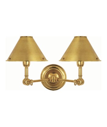 Anette Double Brass Wall Lamp 50-70% off 