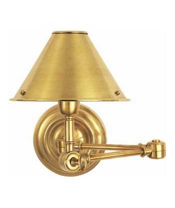 Anette Swing Arm Wall Lamp Brass pas cher 