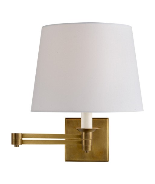 Evans Swing Arm Wall Lamp Brass hantent personnes