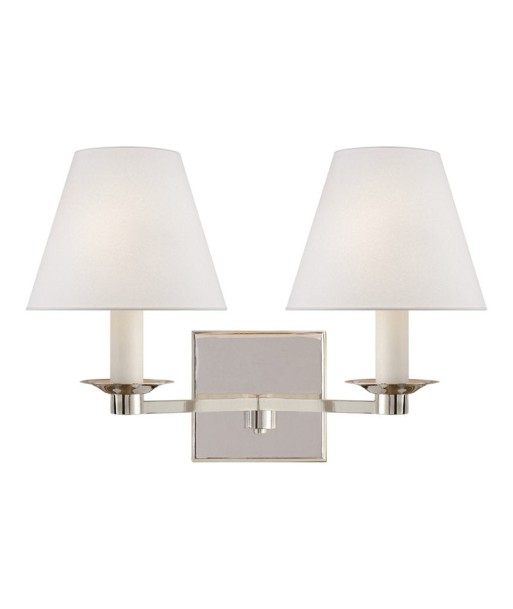 Evans Double Nickel Wall Lamp Dans la société mordern