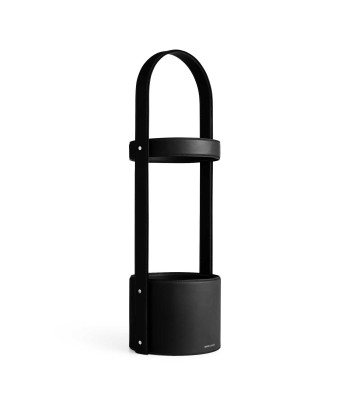 Brennan Umbrella Stand Black Leather vous aussi creer 