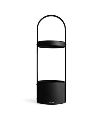 Brennan Umbrella Stand Black Leather vous aussi creer 