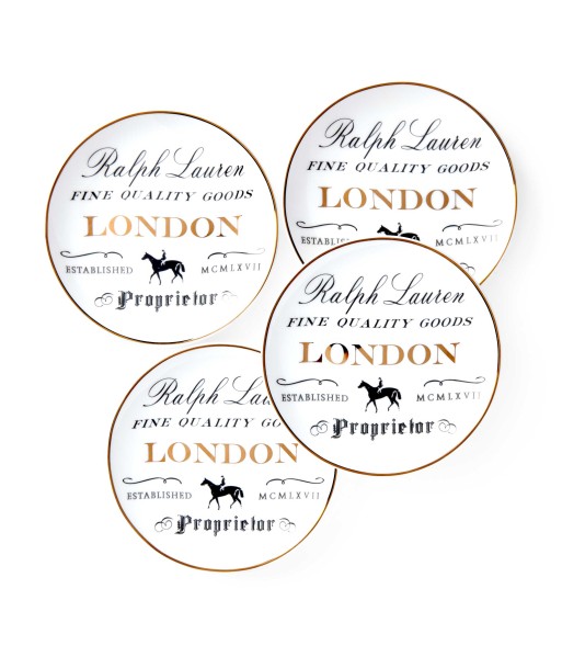 RL London Appetizer Plates (Set of 4) 50-70% off 