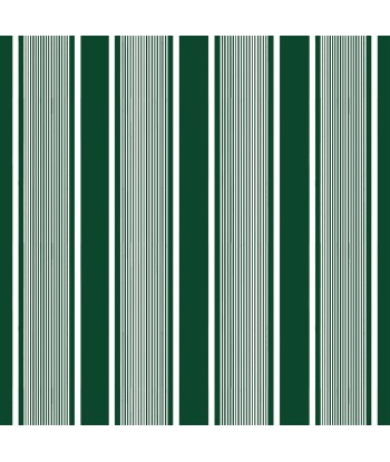 Tissu RL Super Yacht Stripe Green brillant des détails fins