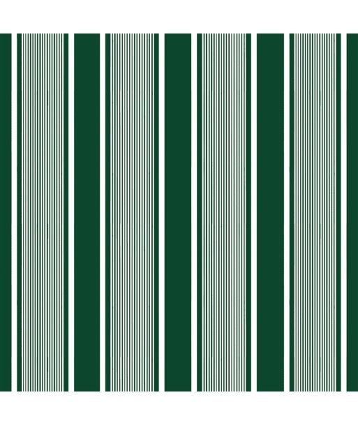 Tissu RL Super Yacht Stripe Green brillant des détails fins