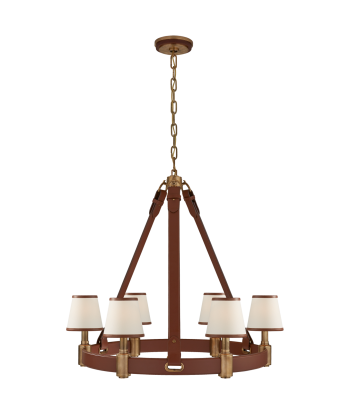 Riley Medium Brass Candlestick - Saddle Faites des économies