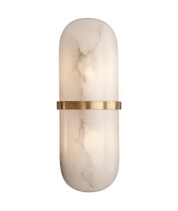 Melange Pill Wall Lamp - Brass and Alabaster solde