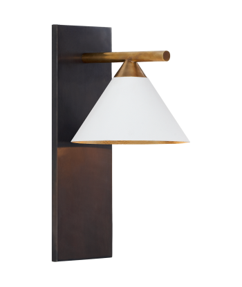 Cleo Wall Lamp - Bronze and Brass Profitez des Offres !