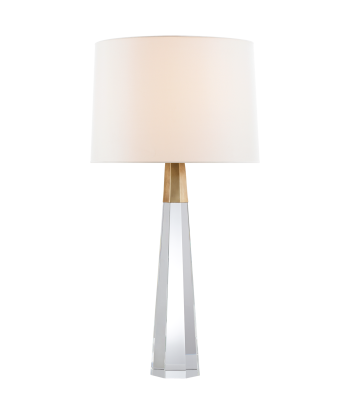 Olsen Table Lamp - Crystal and Brass la livraison gratuite