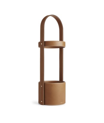 Brennan Umbrella Stand Brown Leather des créatures d'habitude