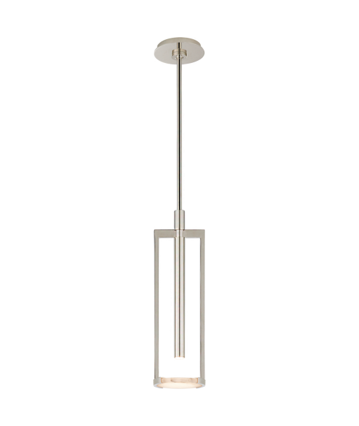 Melange pendant lamp small model - Polished nickel and Alabaster le concept de la Pate a emporter 