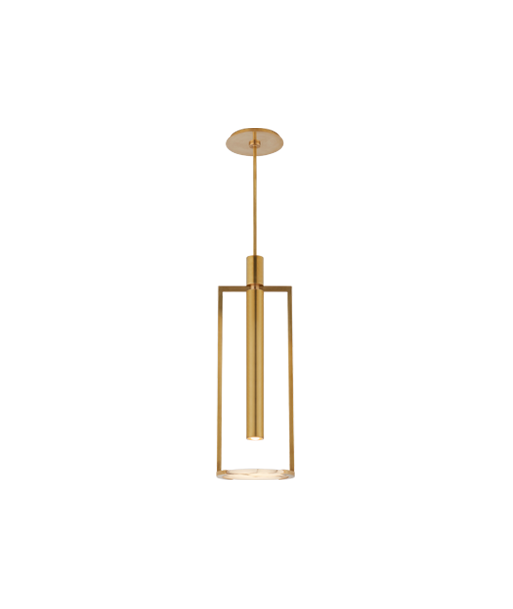 Medium model Melange pendant light - Brass and Alabaster JUSQU'A -70%! 