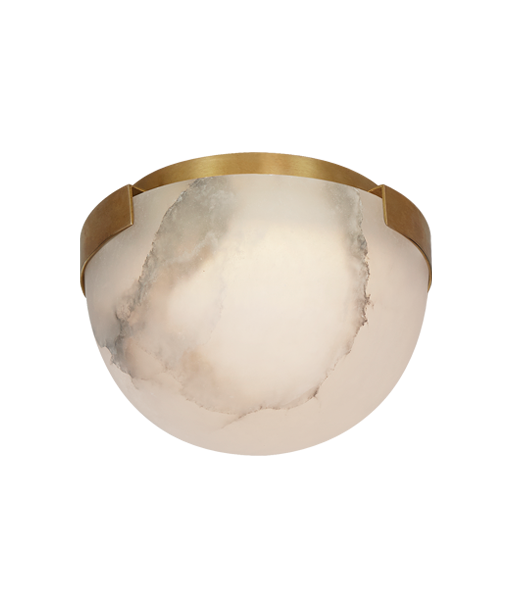 Melange rounded ceiling light - Brass and Alabaster d'Europe débarque