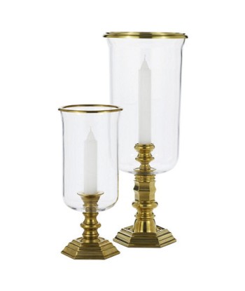 Hurricane Classic brass tealight holder soldes