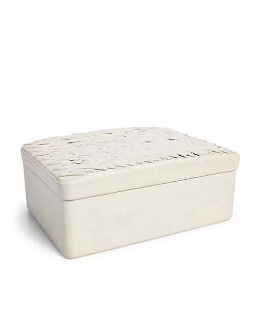 Adrienne Cream Leather Box de la marque