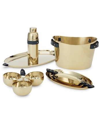 Triple Gold and Navy Wyatt Appetizer Bowl vous aussi creer 