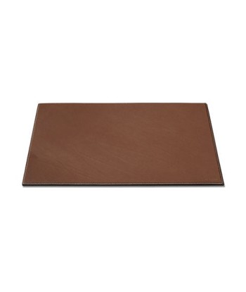 Small Brennan Leather Saddle Desk Pad en linge