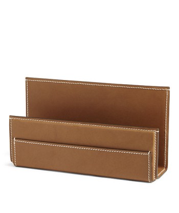 Brennan Leather Saddle Letter Holder En savoir plus