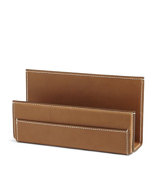 Brennan Leather Saddle Letter Holder En savoir plus