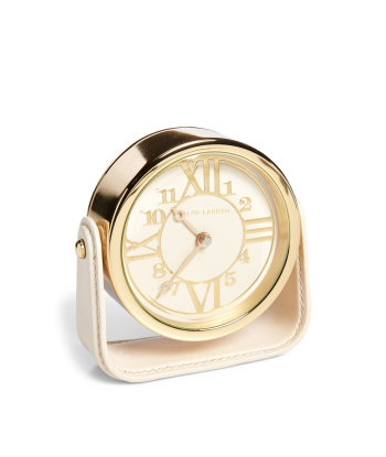 Brennan Cream Leather Clock la chaussure