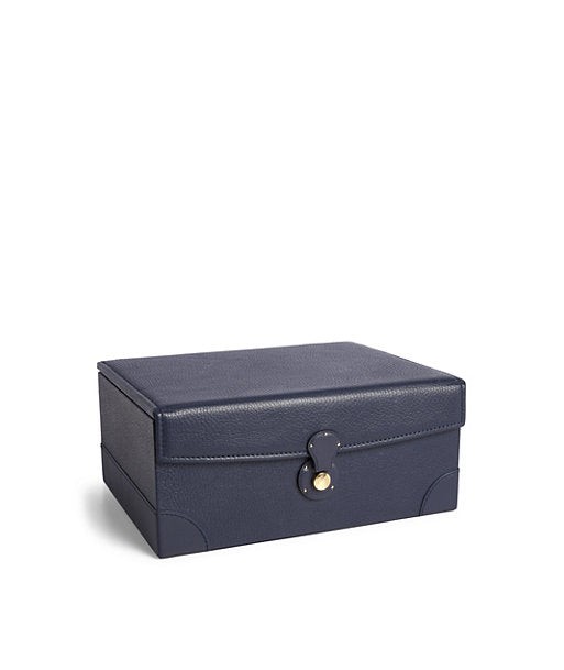 Ryan Leather Box Navy 2023