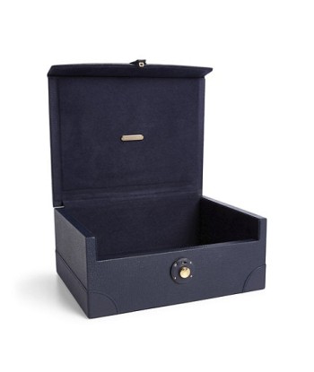 Ryan Leather Box Navy 2023