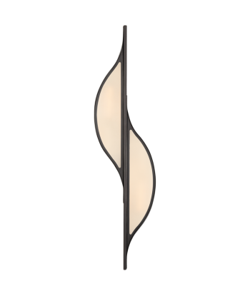 Avant Large curved frosted glass wall light - Bronze Profitez des Offres !