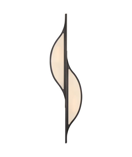 Avant Large curved frosted glass wall light - Bronze Profitez des Offres !