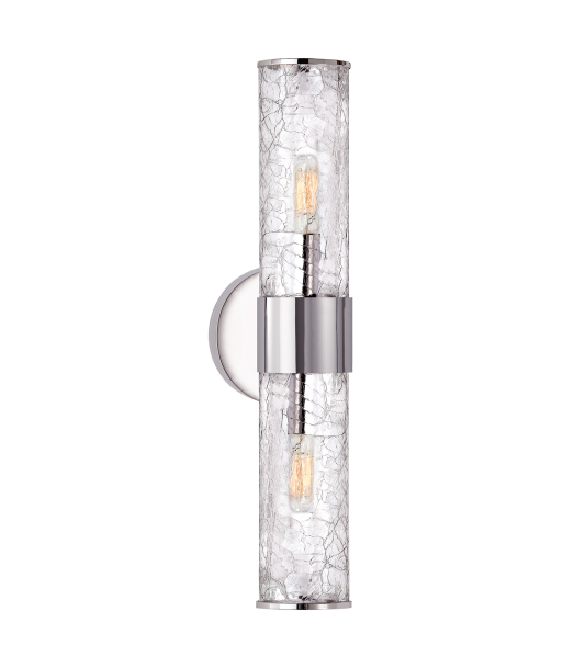 Liaison Medium cracked glass wall light - Nickel sélection de produits