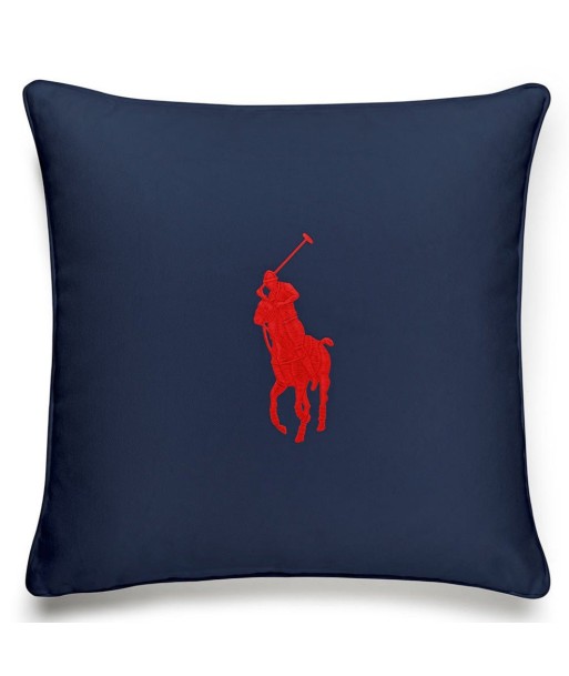 Navy Blue Cushion Red Pony acheter