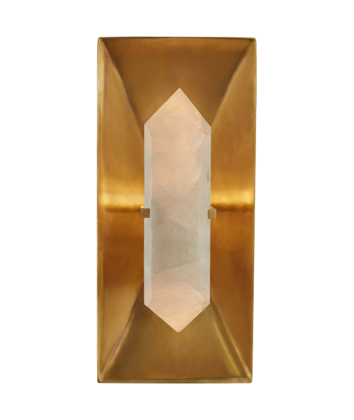 Halcyon rectangular wall lamp Brass and Quartz Comment ça marche