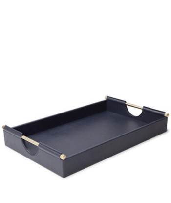 Claude tray in navy leather Venez découvrir notre 