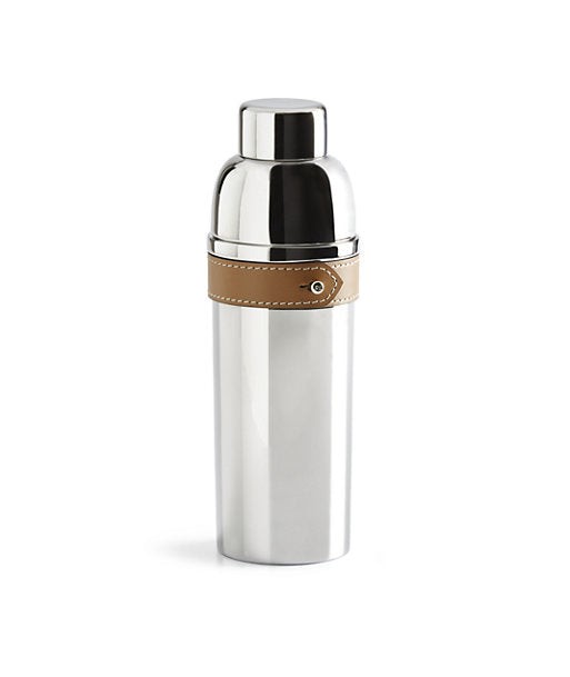 Wyatt steel and brown cocktail shaker acheter en ligne