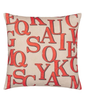 Parchment Alphabet Cushion pas cher chine