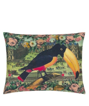 Sepia Floral Toucan Cushion prix