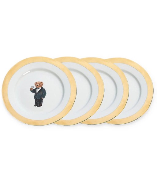 Thompson Polo Bear Dessert Plates (Set of 4) Economisez 